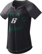 G-III 4HER BY CARL BANKS Women's G-III 4Her by Carl Banks Black Brad Keselowski Grand Slam Tri-Blend Notch V-Neck T-Shirt