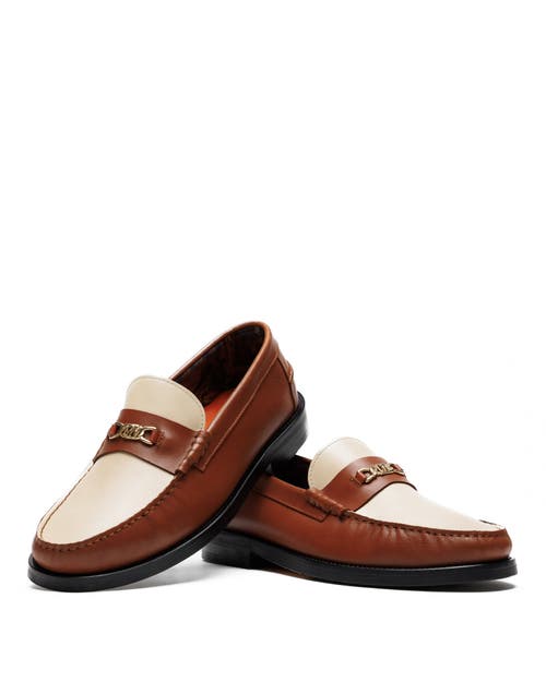 Naked Wolfe Roma Leather Loafer In Brown