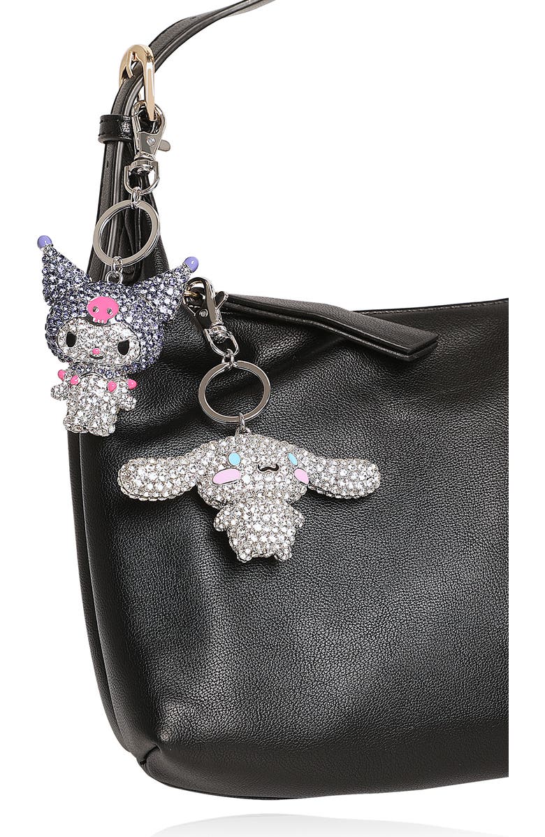 Hello Kitty Kuromi Crystal Keychain Bag Travel Charm, Alternate, color,