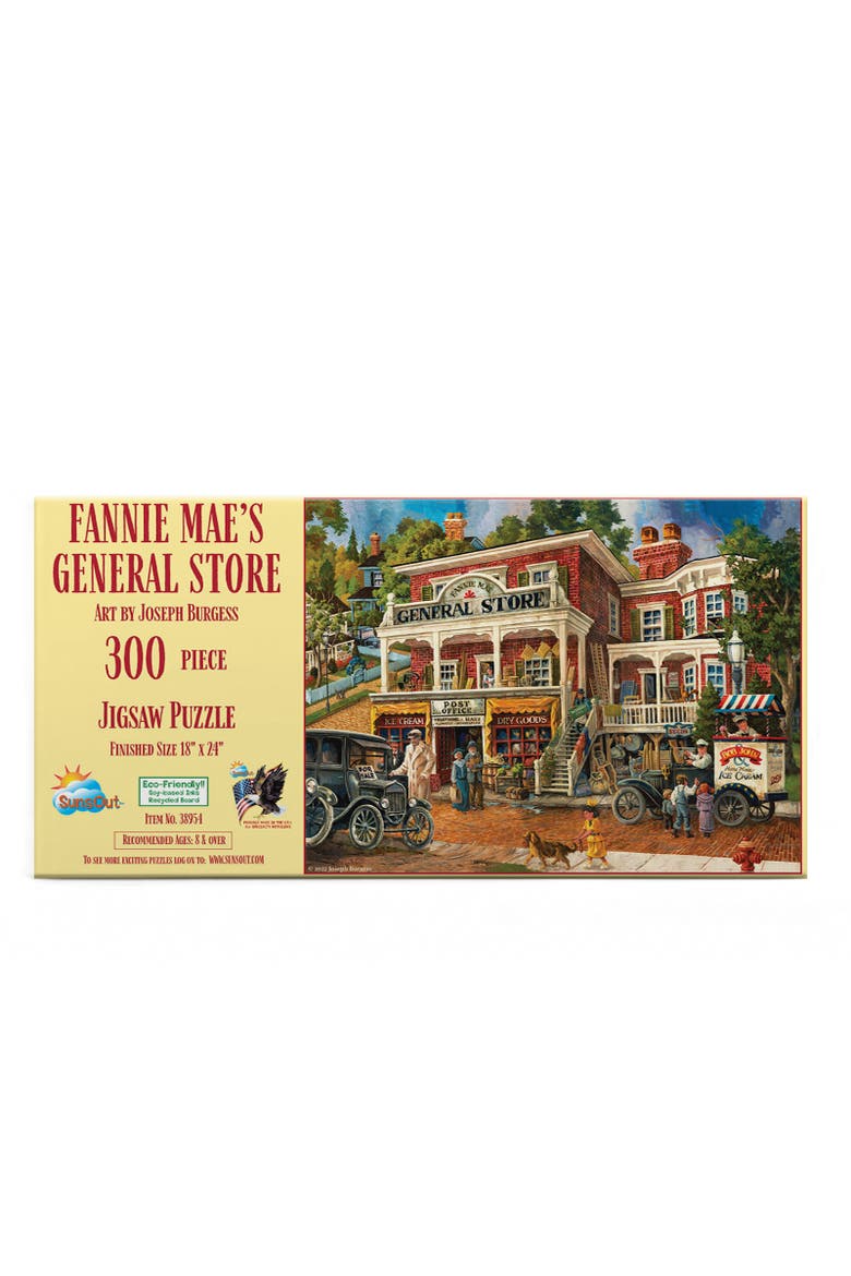 Fannie Mae's General Store 300 piece Jigsaw Puzzle for Adults, Alternate, color, Multicolor