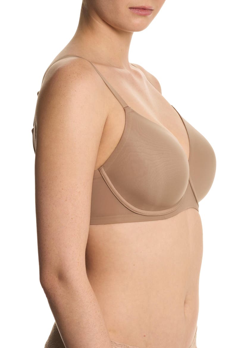 Cloud Comfort Back Smoothing T-Shirt Bra, Alternate, color, Dune