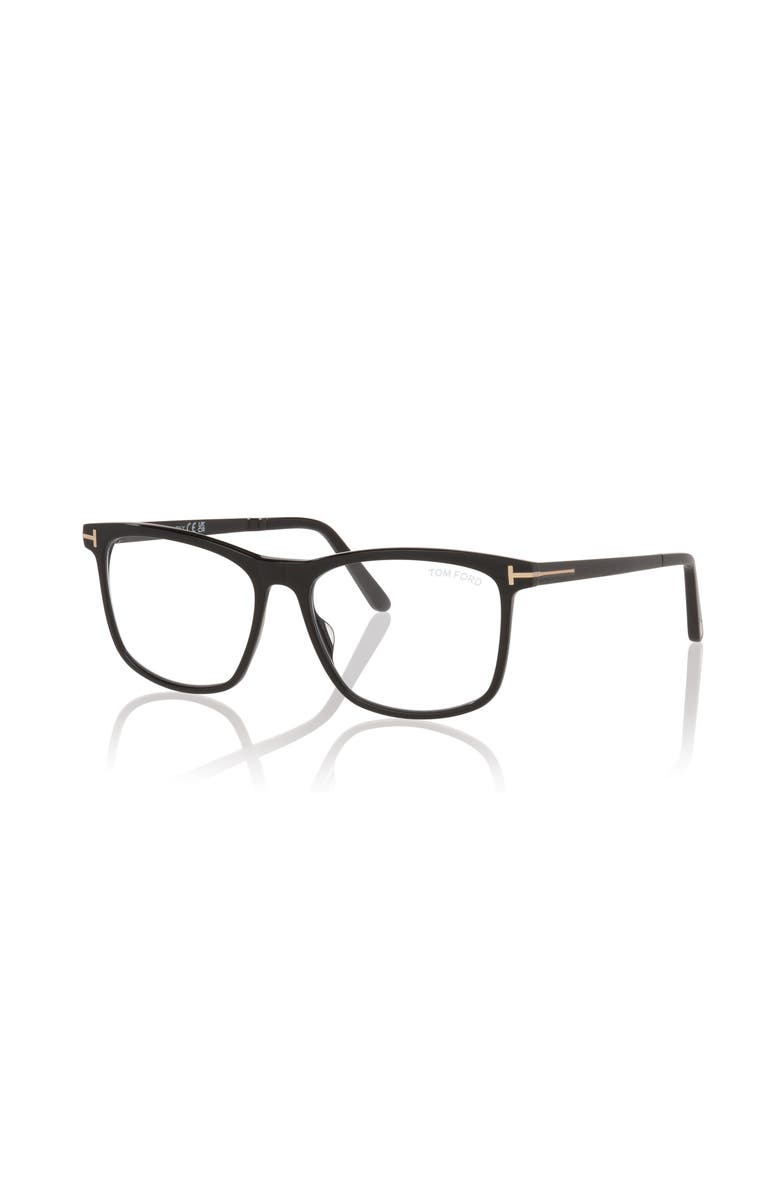 TOM FORD 56mm Square optical glasses, Main, color, Black