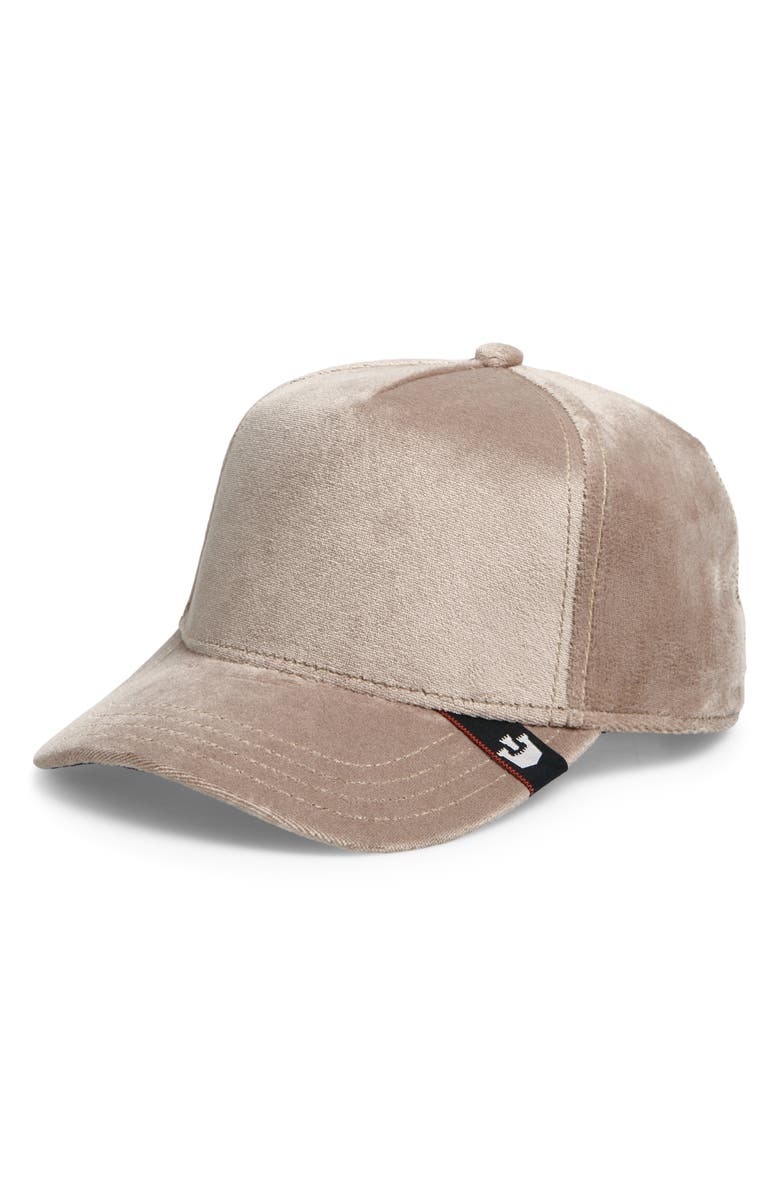 Goorin Bros. Velour Baseball Cap, Main, color, Taupe
