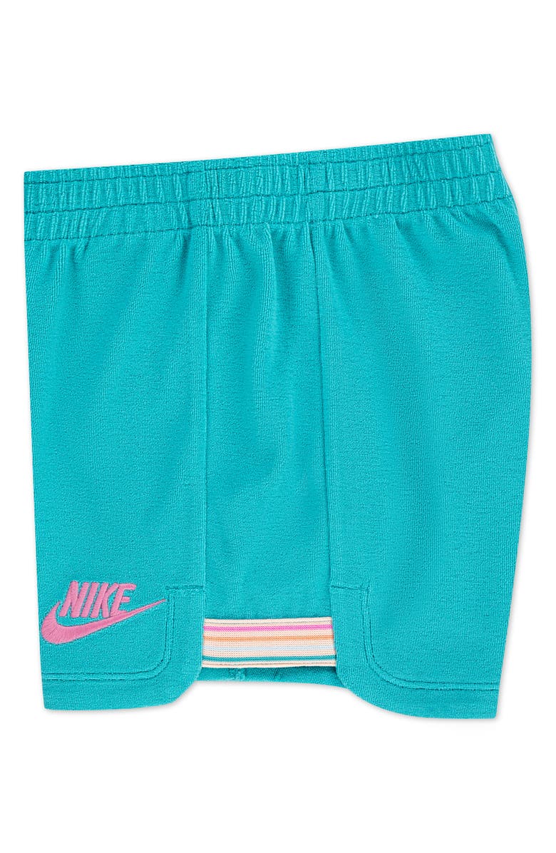 Nike Kids' Towel Terry T-Shirt & Shorts Set, Alternate, color, Dusty Cactus
