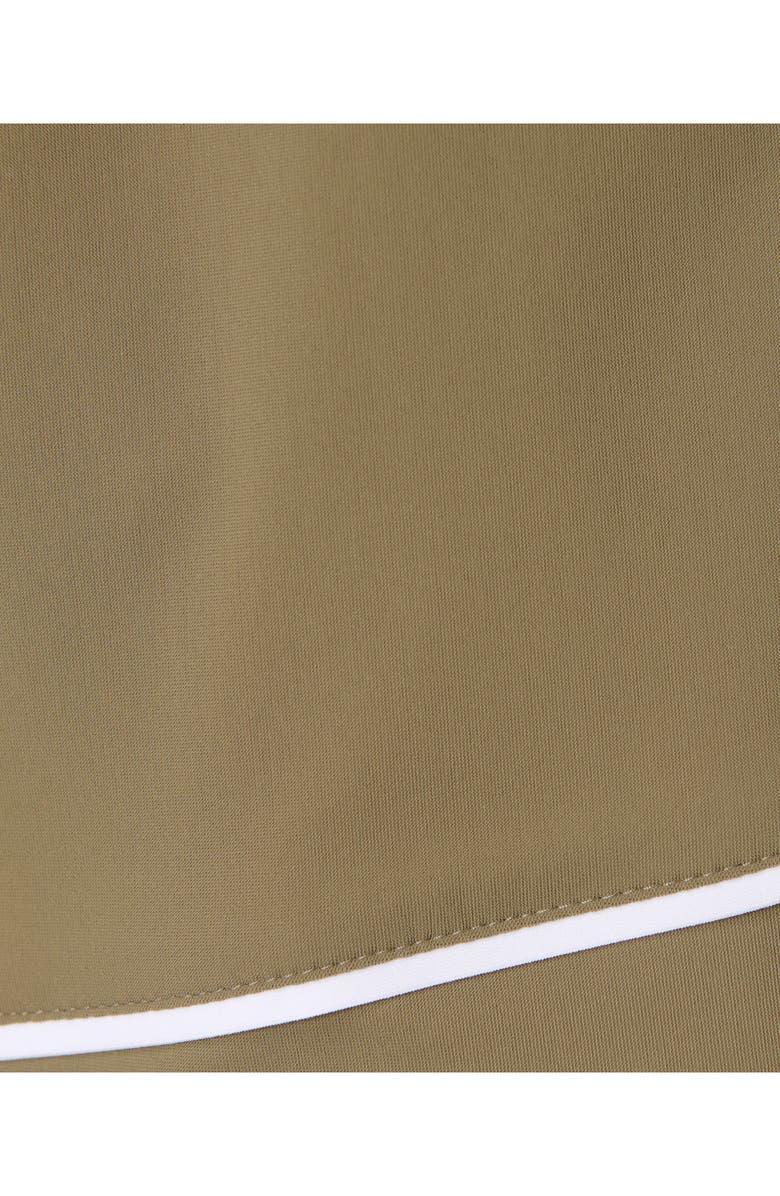 Sweaty Betty Explorer Piped Track Shorts, Alternate, color, Agave Green