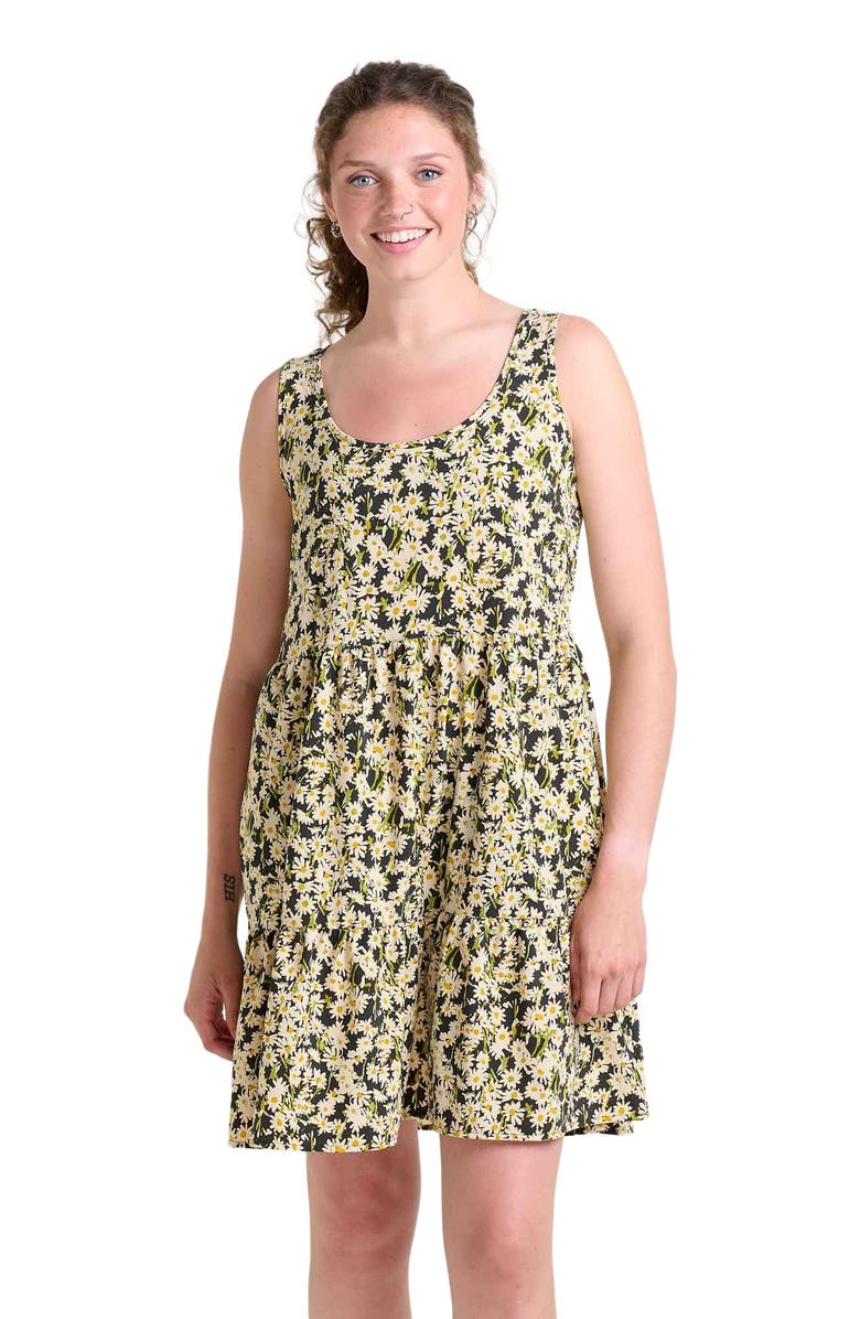Toad & Co Sunkissed Sunsana Sleeveless Dress, Alternate, color, Barley Daisy Field Print