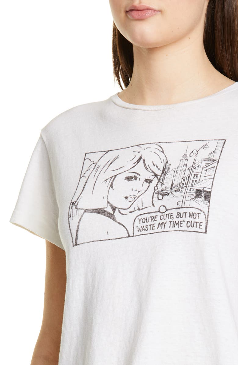 Re/Done The Classic You're Cute Tee, Alternate, color, 