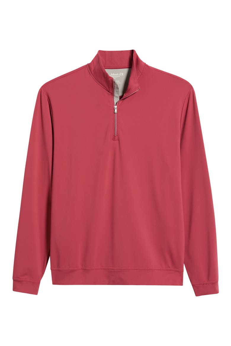 Motion Performance Quarter Zip Pullover, Alternate, color, RACING RED