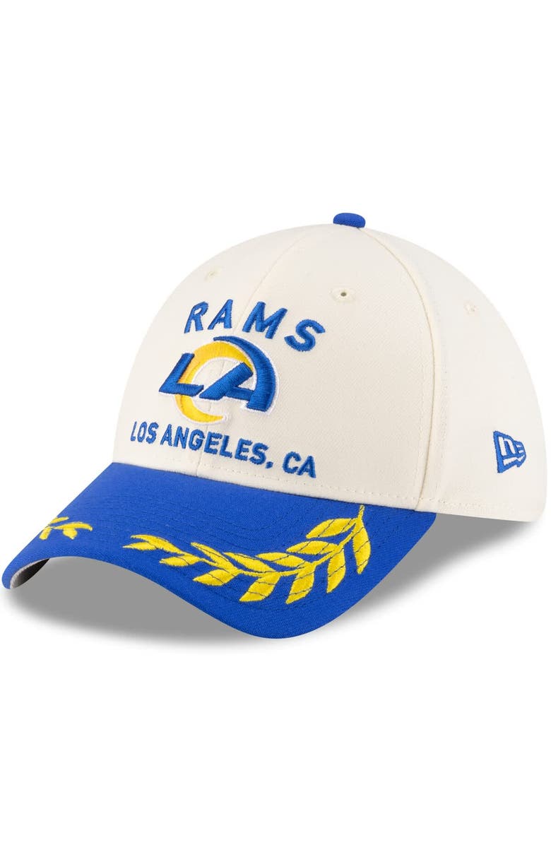 New Era Men's New Era Cream/Royal Los Angeles Rams 2025 NFL Draft 39THIRTY Flex Hat, Alternate, color, Cream