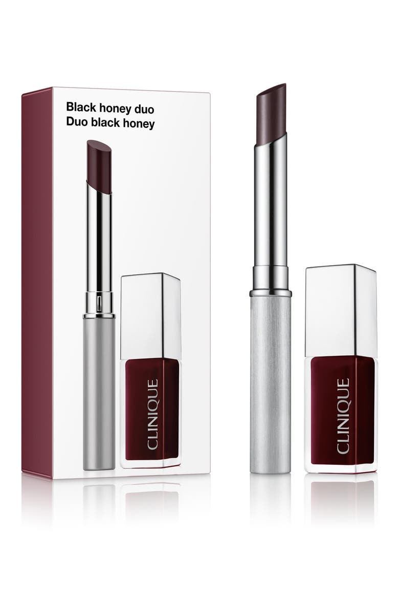Black Honey Almost Lipstick & Pop Lip + Cheek Oil Gift Set $52 Value, Main, color, BLACK HONEY