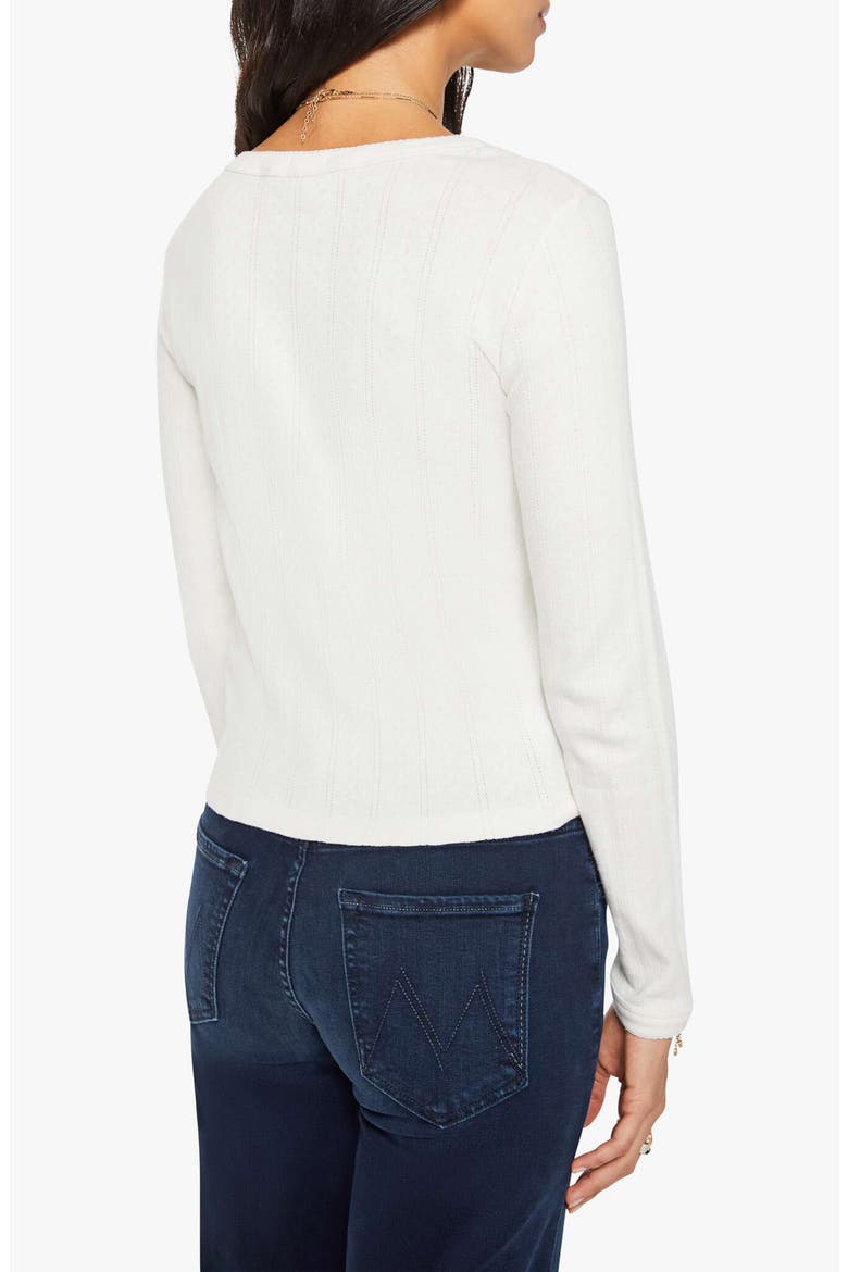 The Itty Bitty Pointelle Knit Top, Alternate, color, WHISPER WHITE