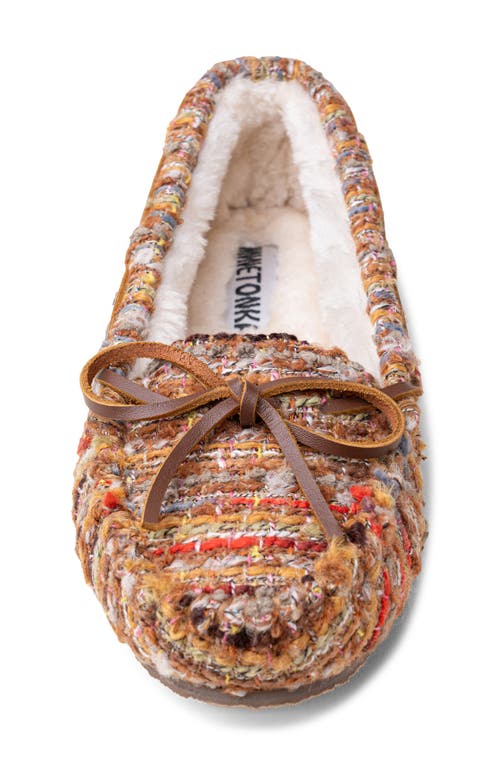 Minnetonka Cally Faux Fur Lined Slipper In Multi