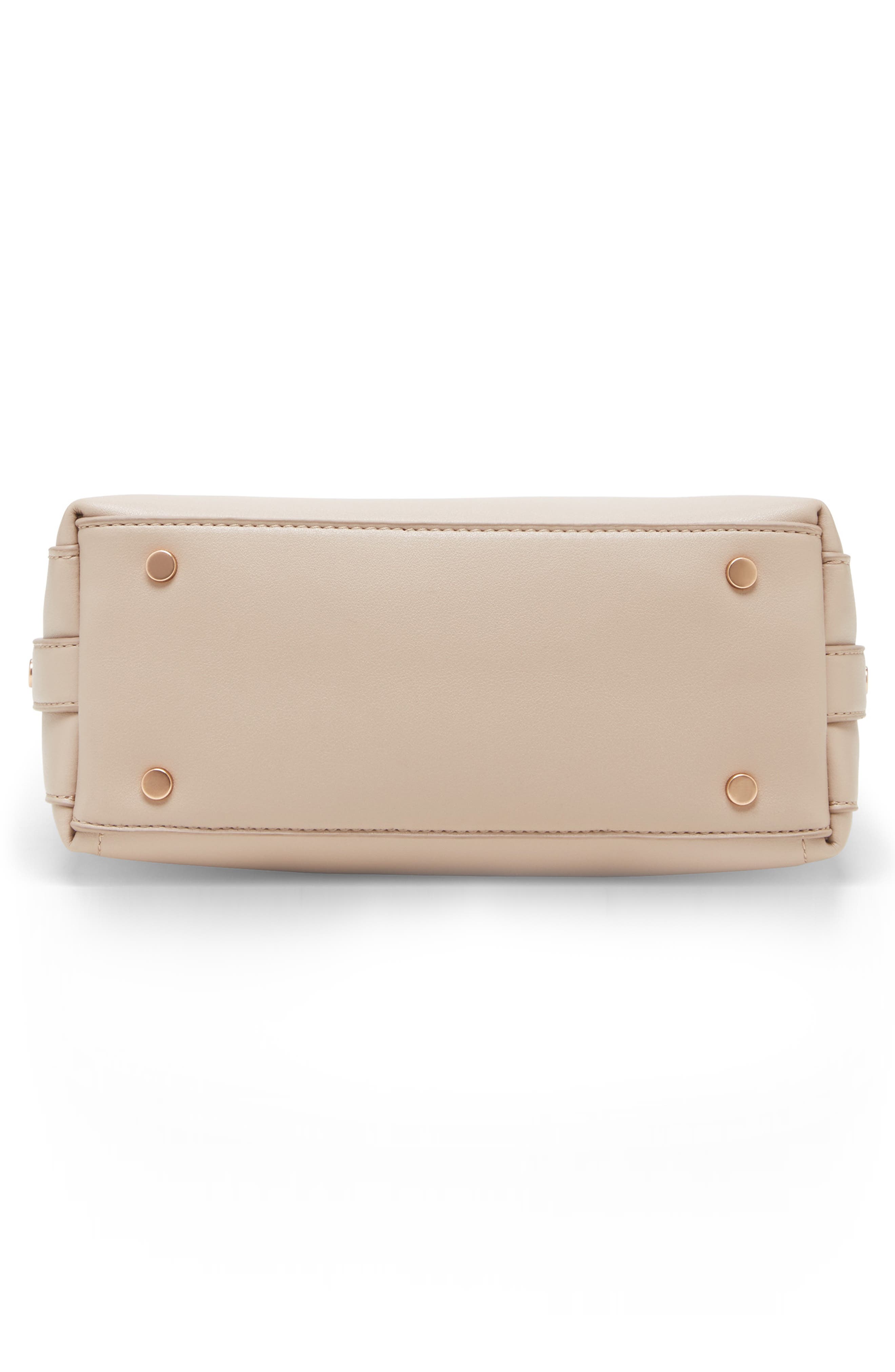 Hingi Faux Leather Shoulder Bag, Alternate, color, NUDE