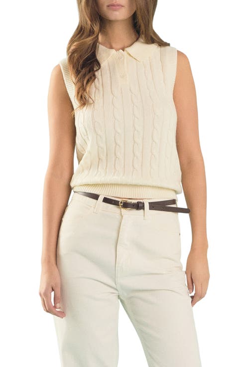 Women's Ivory Cable Knit & Fair Isle Sweaters | Nordstrom