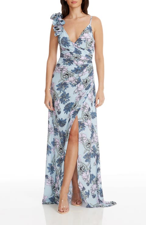 Camelia Floral Gown
