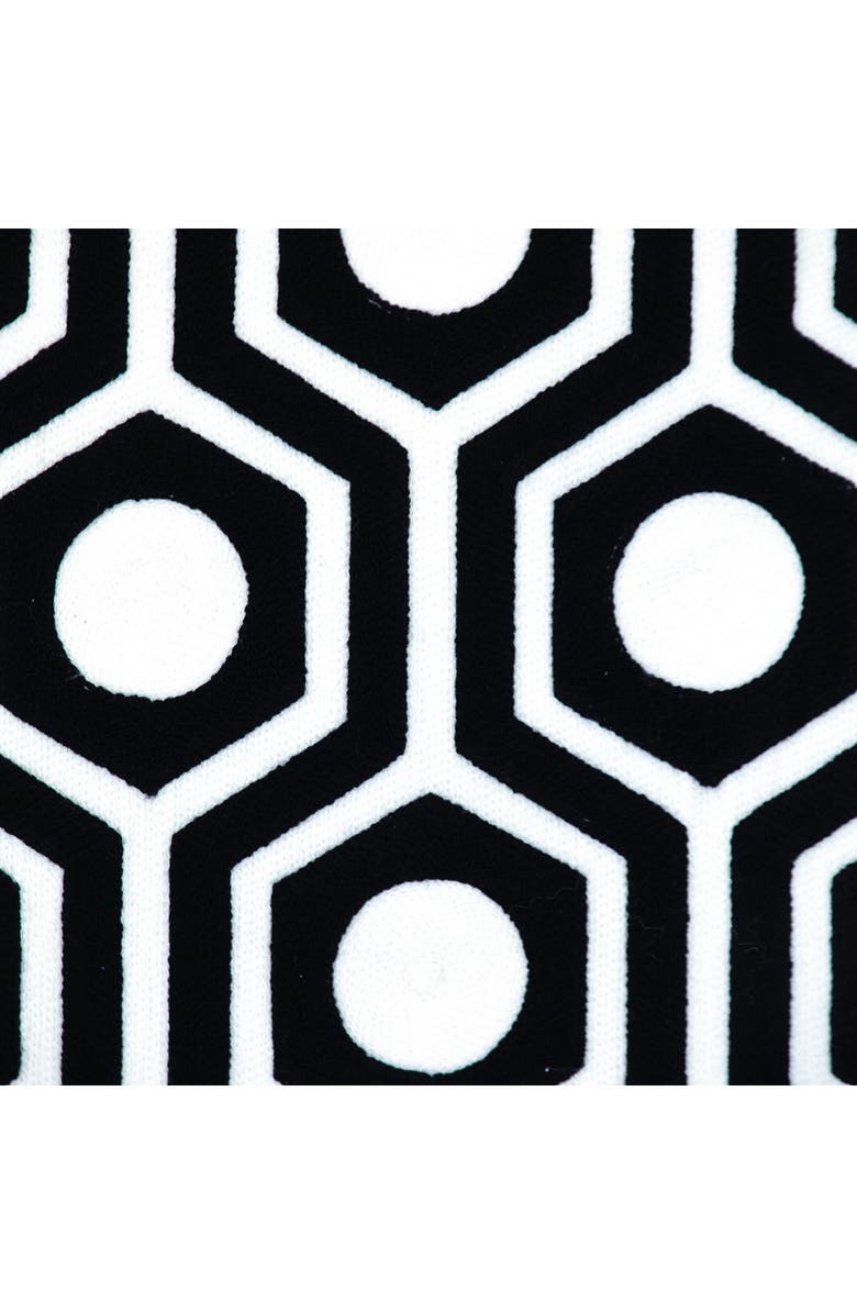 PARKLAND COLLECTION Ursae Embroidered Throw Pillow, Alternate, color, Black