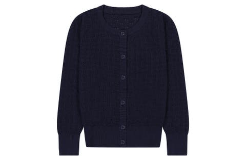 Mia Classic Cotton Lace Cardigan