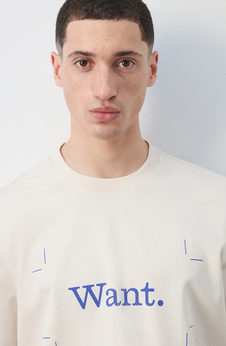 MANGO x Fantastic Man Want Graphic T-Shirt, Alternate, color, Off White