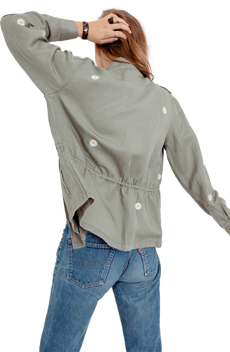 Rails Sahara Daisy Embroidery Utility Jacket, Alternate, color, 