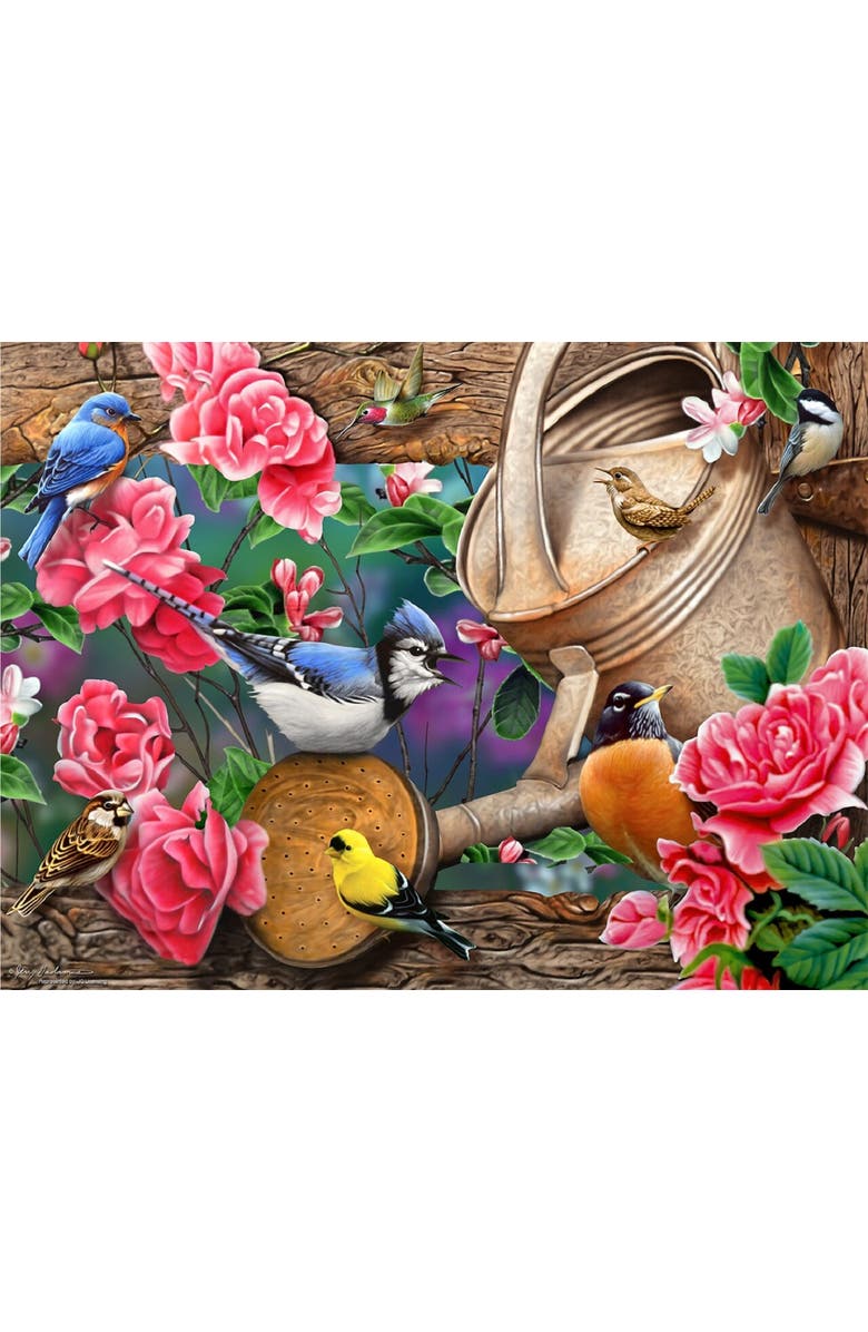 Sunsout Watering Can Birds 1000 piece Jigsaw Puzzle for Adults, Alternate, color, Multicolor