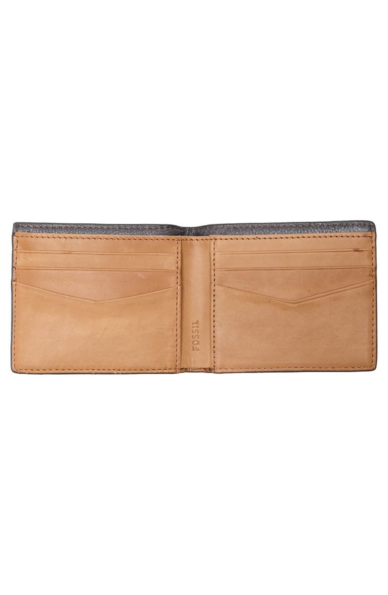 Fossil Steven Bifold, Alternate, color, Black