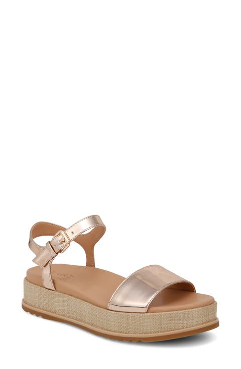 Zane Ankle Strap Platform Sandal (Women)