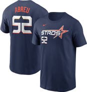 Nike Men's Nike Bryan Abreu Navy Houston Astros 2025 City Connect Fuse Name & Number T-Shirt