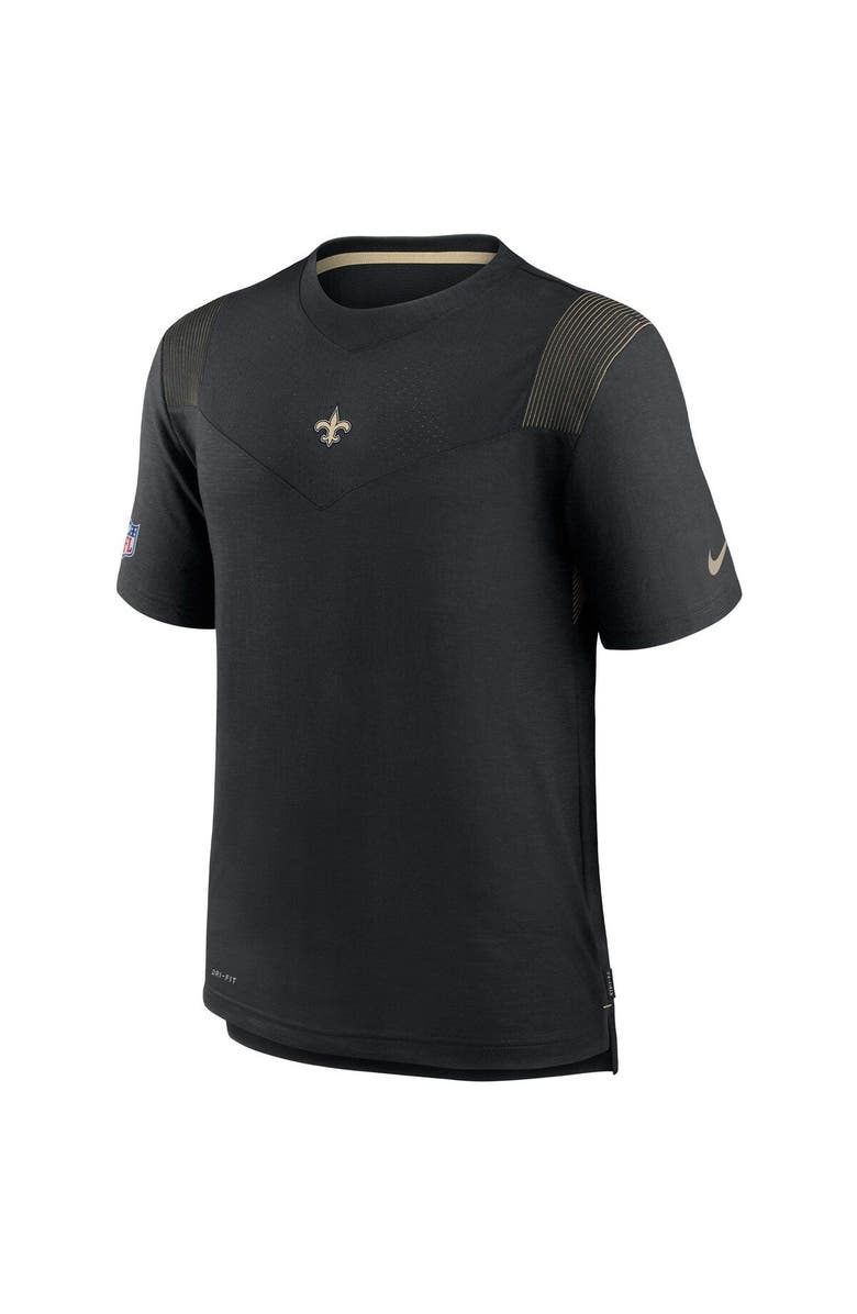 Nike Men's Nike Black New Orleans Saints Sideline Player UV Performance T-Shirt, Alternate, color, Black