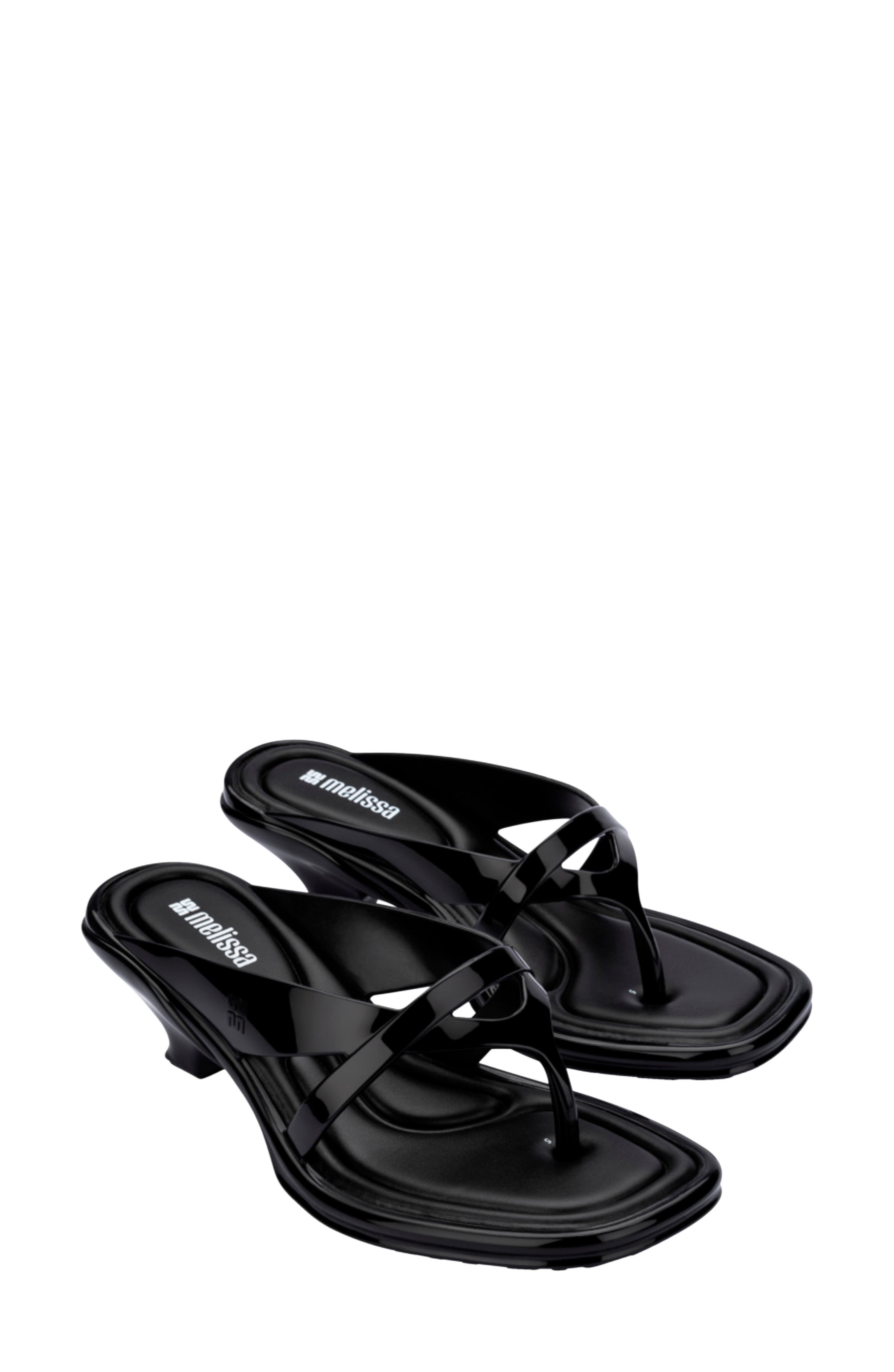Melissa Layla Flip Flop, Main, color, Black