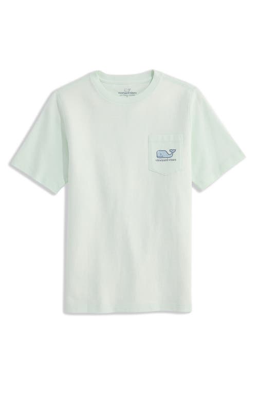 vineyard vines Kids' Pirate Map Whale Pocket Graphic T-Shirt in Aqua Glass at Nordstrom