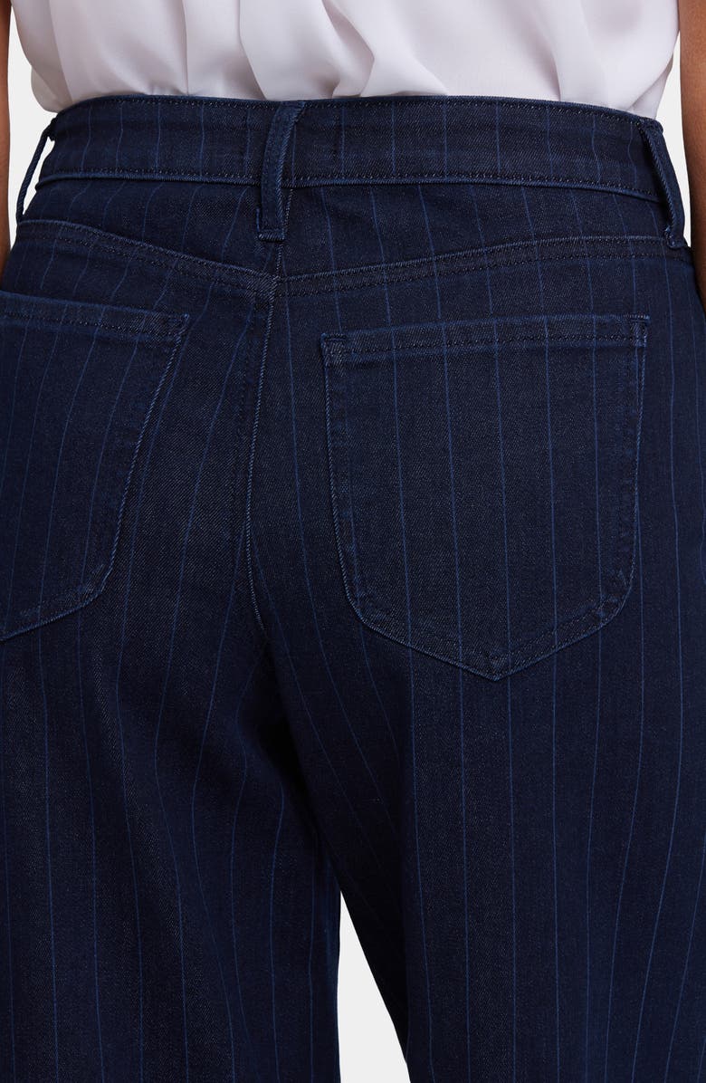 NYDJ Jemma High Waist Cuff Barrel Leg Ankle Jeans, Alternate, color, Biscay Stripe