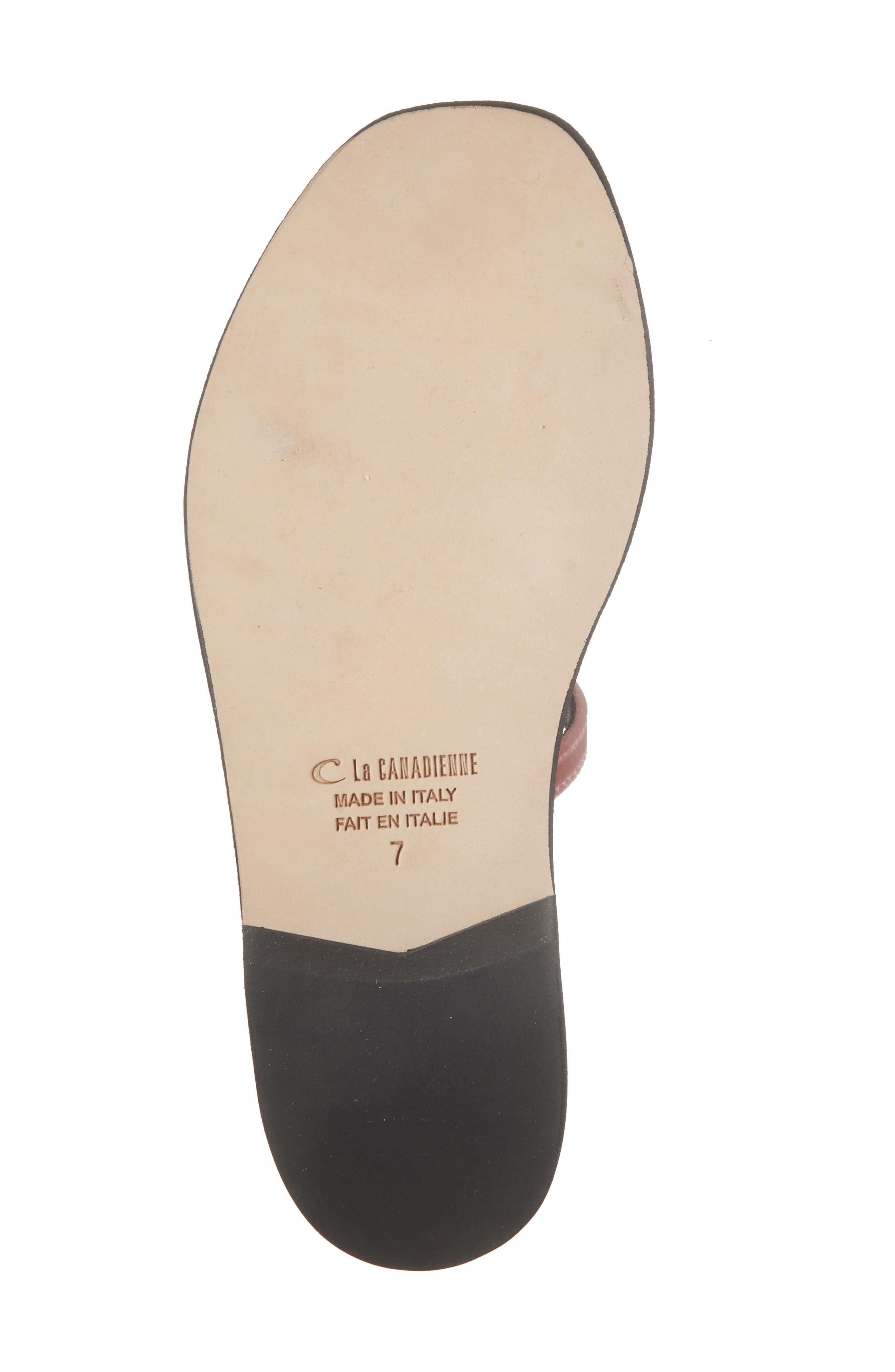 La Canadienne Getaway Cage Slide Sandal, Alternate, color, Rose