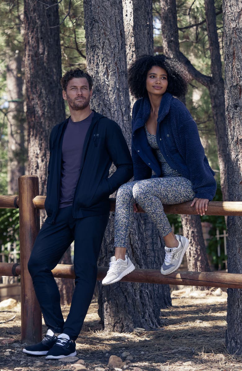 TravisMathew Sweet Heat High Pile Fleece Jacket, Alternate, color, Navy Blazer