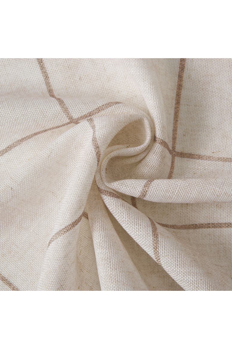 Brighton Grommet Window Curtain Panel, Alternate, color, Linen