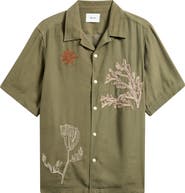 NN07 Julio 5027 Embroidered Camp Shirt