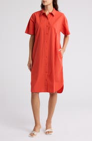 Eileen Fisher Classic Organic Cotton Shirtdress