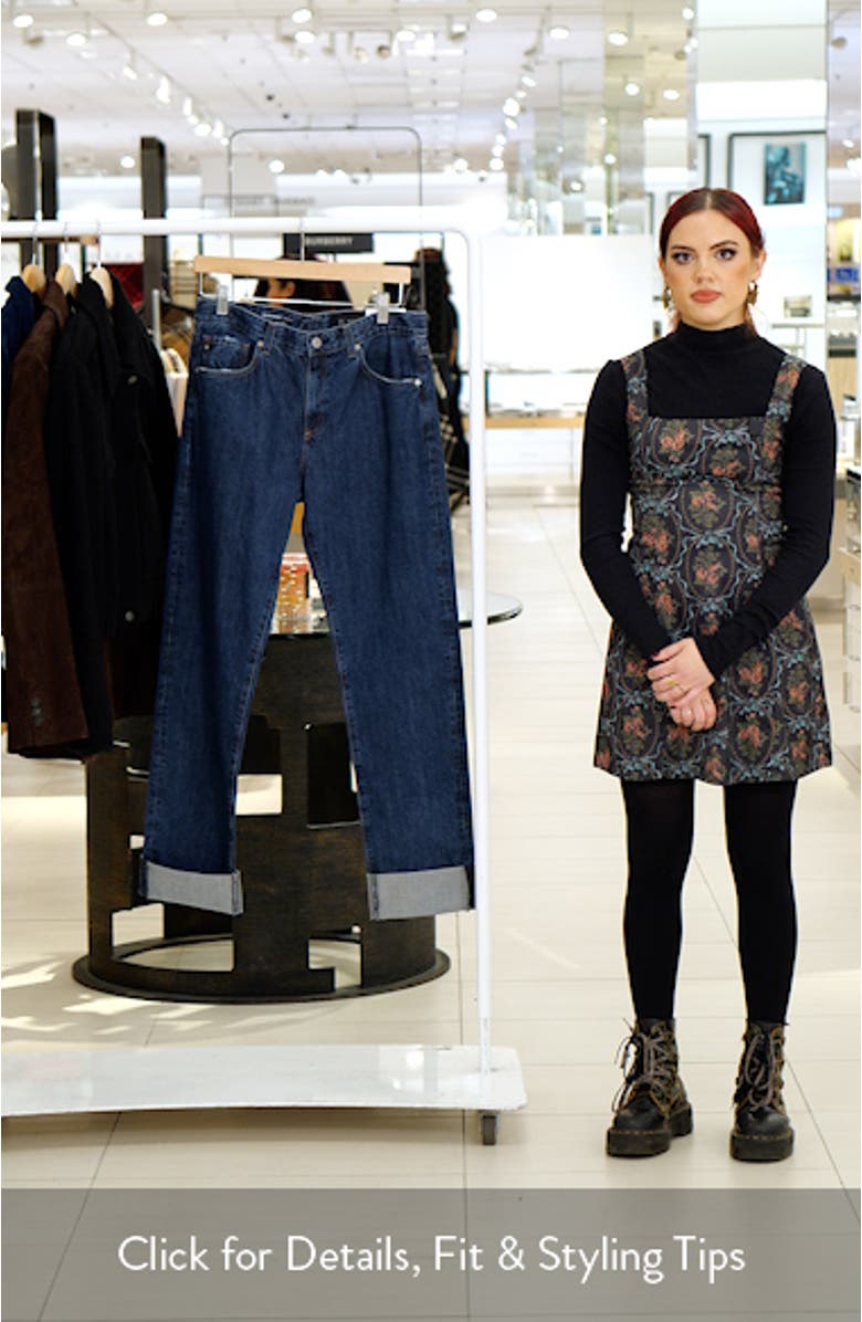 The Boyfriend Mid Rise Relaxed Straight Leg Jeans, sales video thumbnail