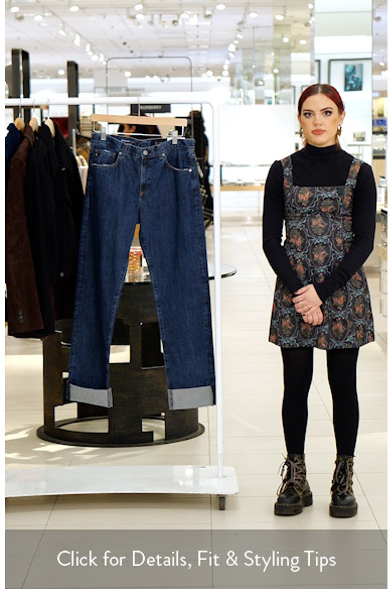 The Boyfriend Mid Rise Relaxed Straight Leg Jeans video
