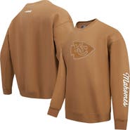 PRO STANDARD Men's Pro Standard Patrick Mahomes Brown Kansas City Chiefs Pullover Crewneck Sweatshirt