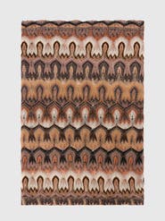 Missoni Stole In Lamé Viscose With Arabesque Motif