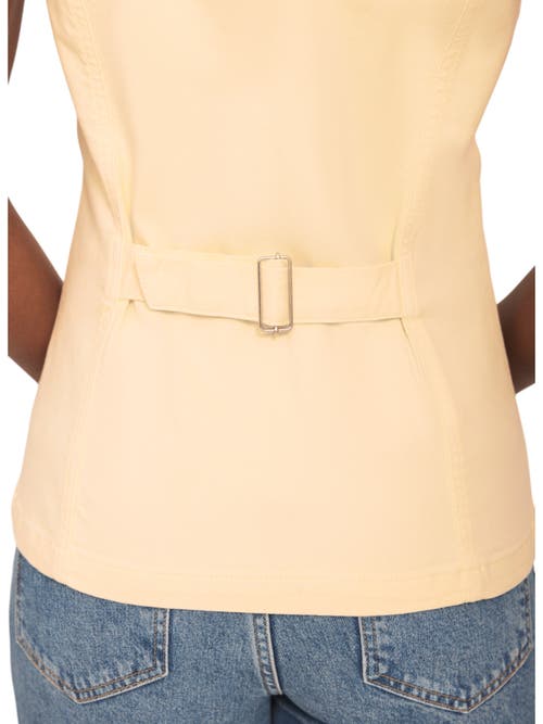 MINT VELVET MINT VELVET DENIM V NECK WAISTCOAT
