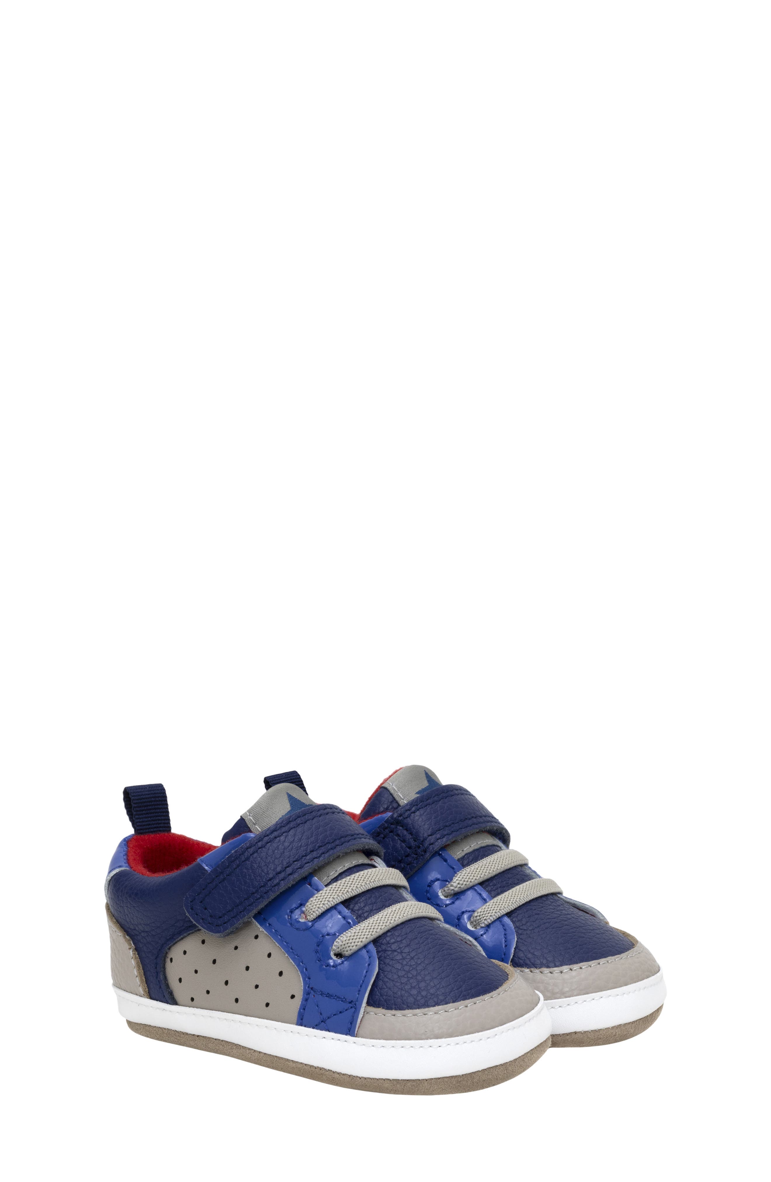 Robeez<sup>®</sup> Jarette Slip On Sneaker, Main, color, Navy