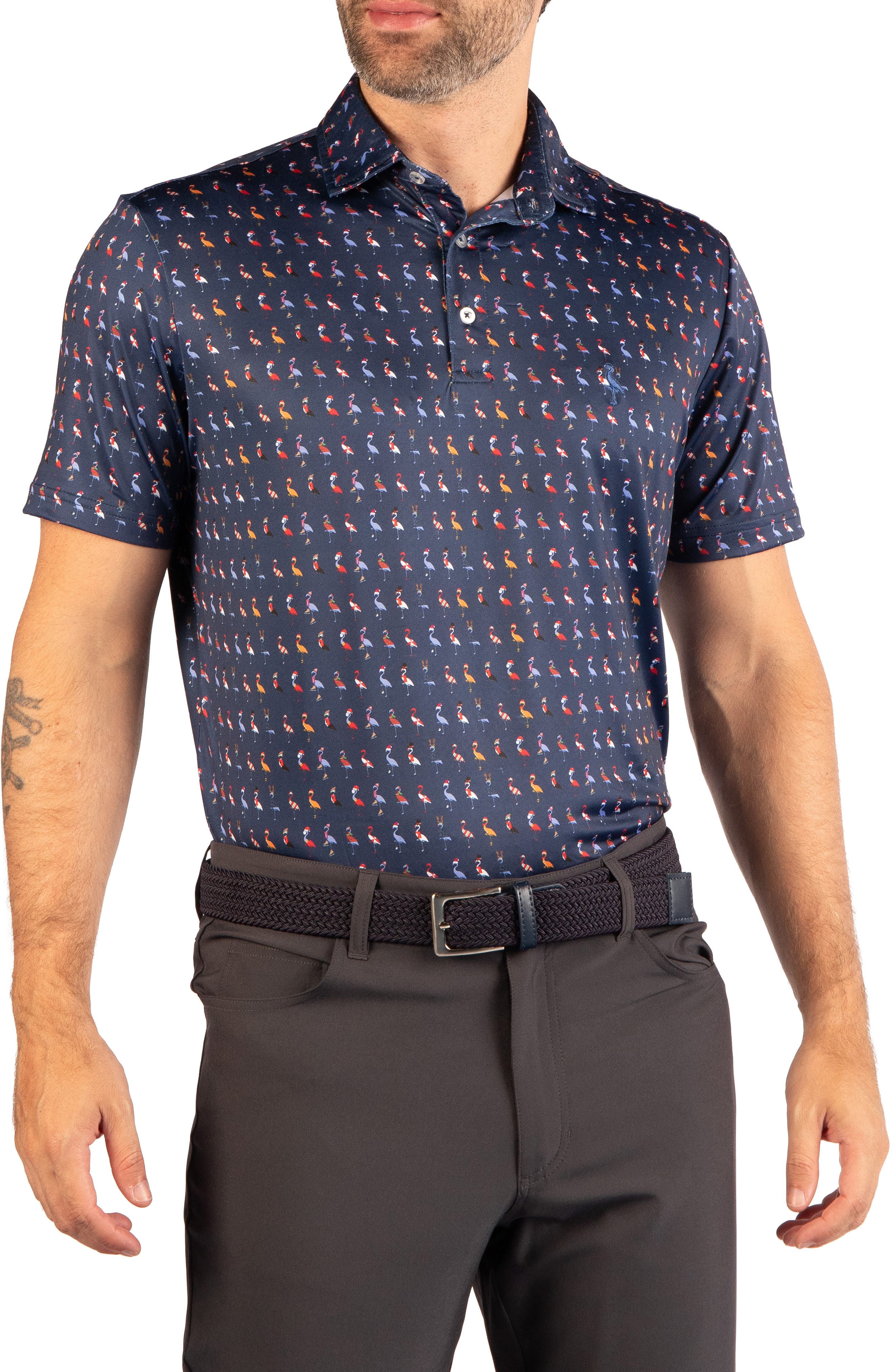 Holiday Byrds Performance Polo