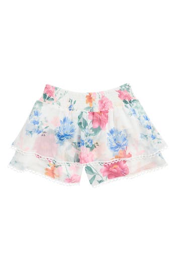 Truly Me Kids' Tiered Skort In Multi