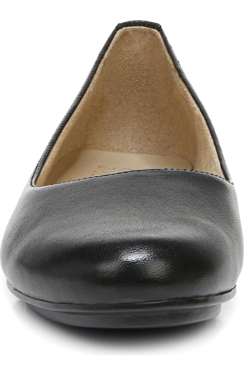 Naturalizer True Colors Maxwell Flat, Alternate, color, Black Leather
