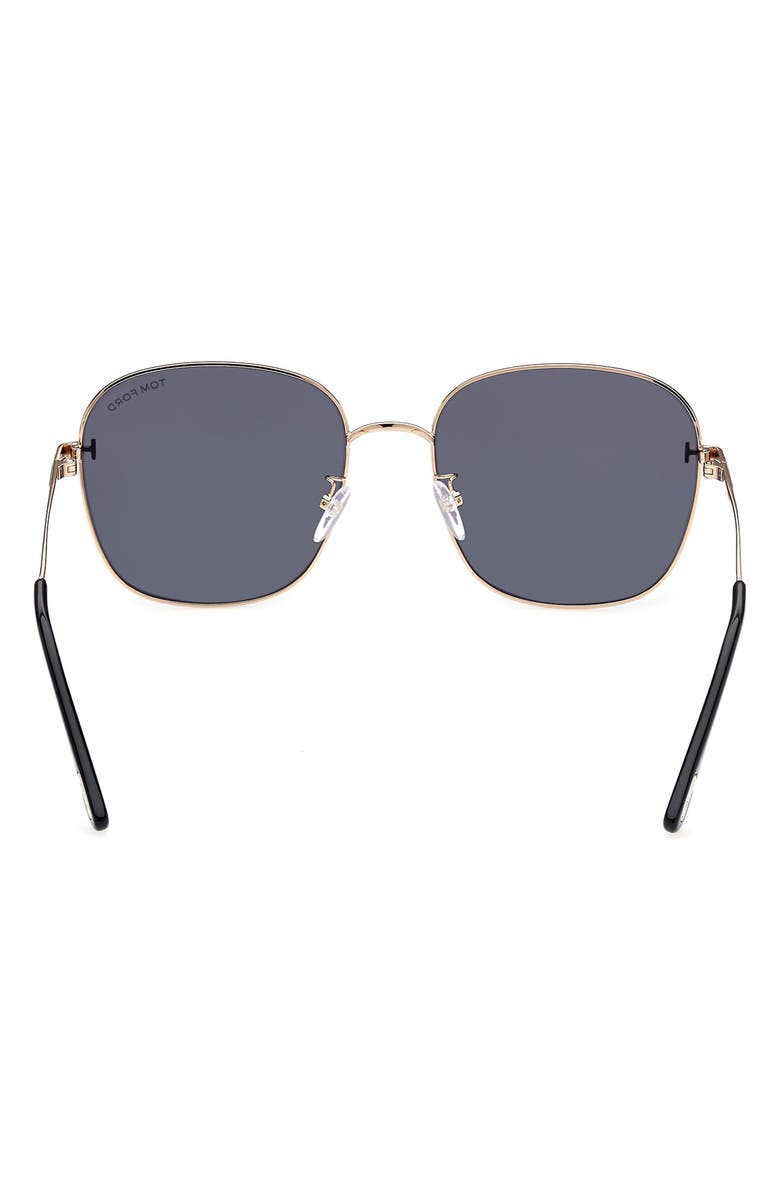 TOM FORD 59mm Round Sunglasses, Alternate, color, 