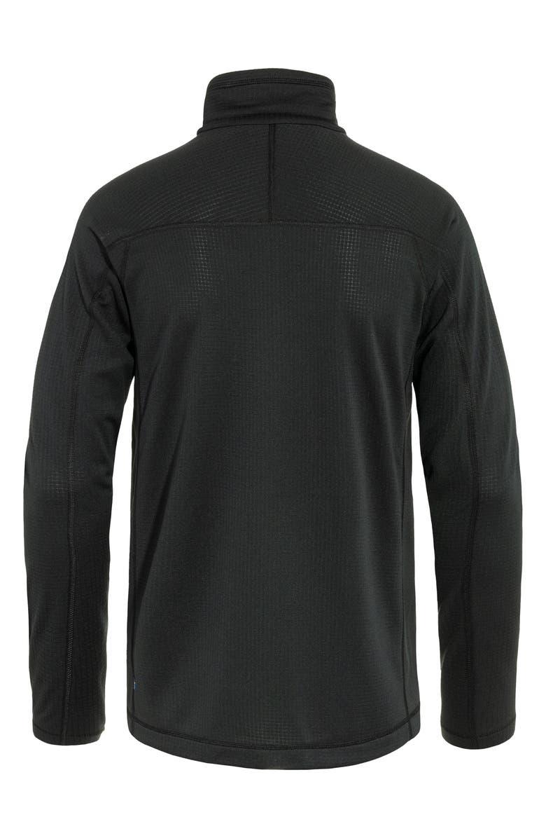 Fjällräven Abisko Lite Fleece Jacket, Alternate, color, Black