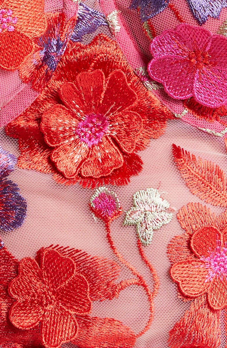 KILO BRAVA Floral Embroidered Underwire Bustier, Alternate, color, 