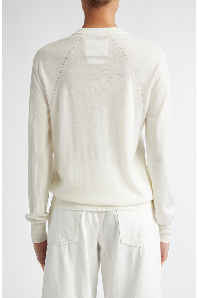 Superfine Merino Wool Crewneck Sweater, Alternate, color, NATURAL
