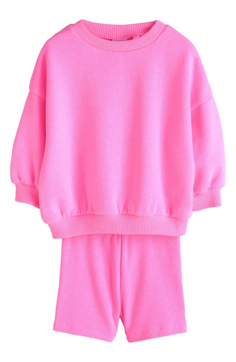 Kids' Sweatshirt & Bike Shorts (Baby, Toddler & Little Kid)